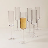 Tuscany Classics Straight Flutes, Set Of 6